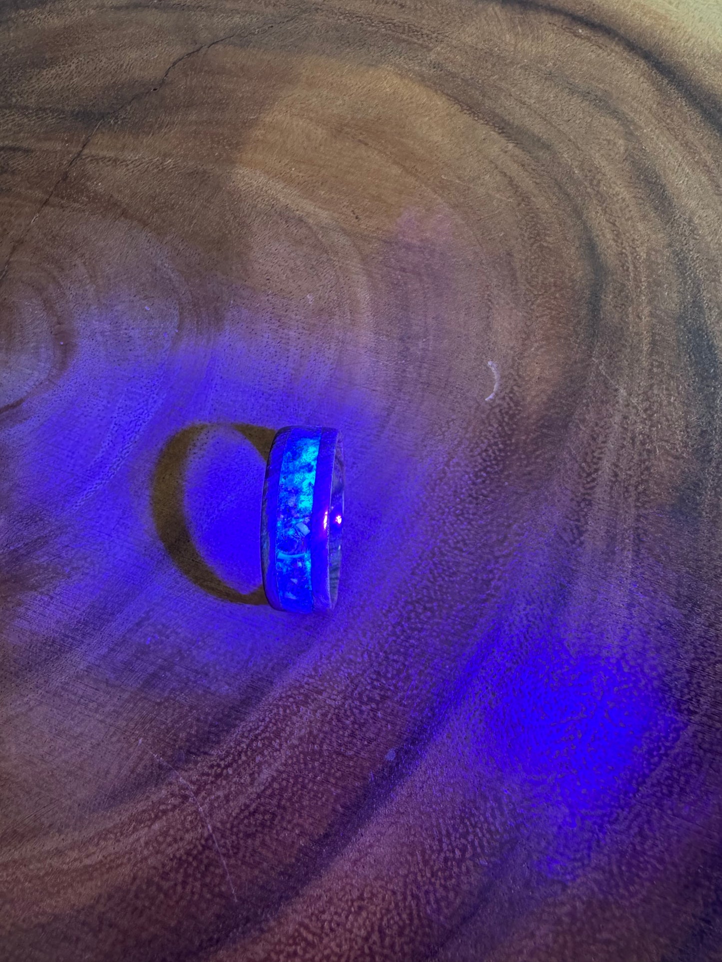 Brazilian Rosewood Ring size 10, 8mm wide