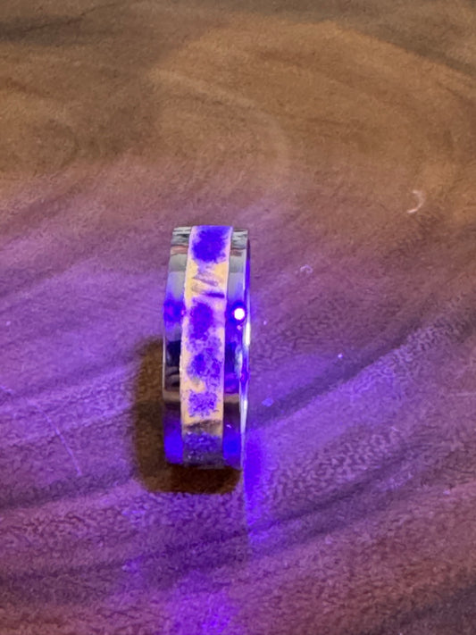 Night sky ring size 13, 8mm wide